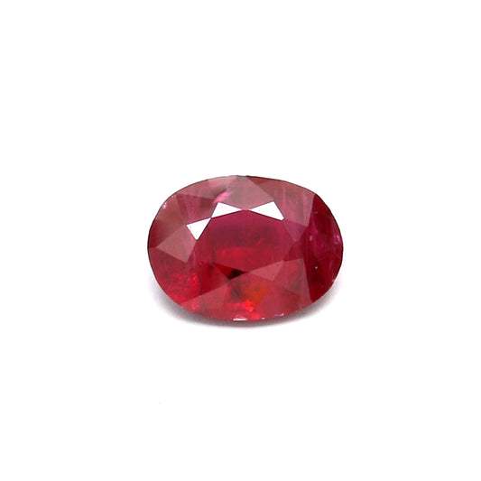 1.00ct Oval Ruby, H(b), Madagascar - 7.48 x 5.68 x 2.64mm