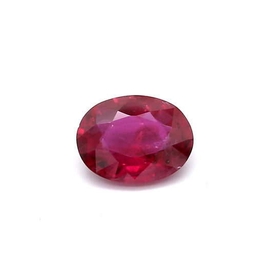 1.01ct Oval Ruby, H(b), Thailand - 7.54 x 5.87 x 2.70mm