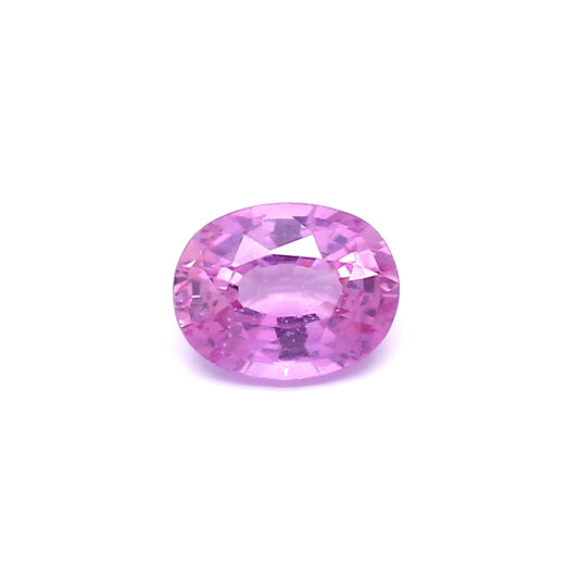 1.04ct Purplish Pink, Oval Sapphire, No Heat, Madagascar - 6.82 x 5.32 x 3.35mm