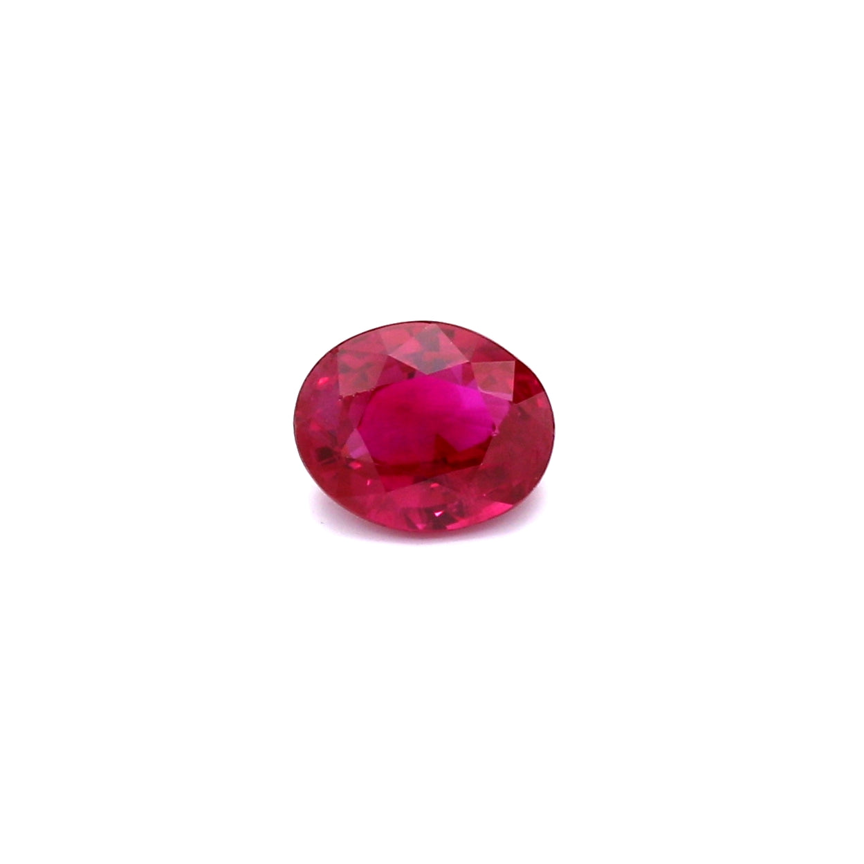 1.07ct Purplish Red, Oval Ruby, H(a), Myanmar - 6.61 x 5.33 x 3.37mm