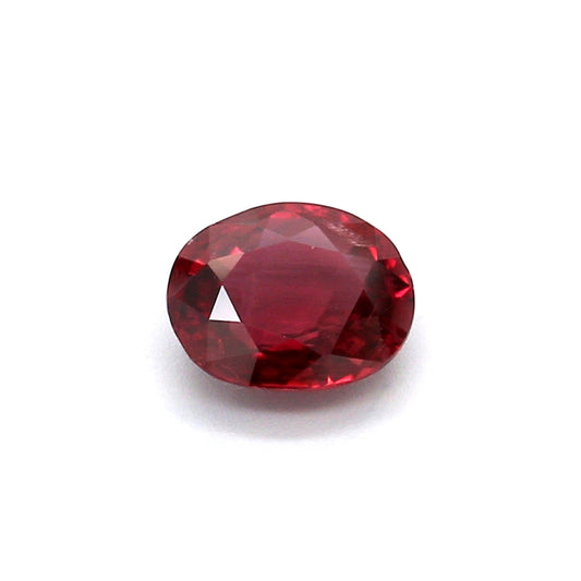 1.08ct Oval Ruby, Heated, Thailand - 6.79 x 5.54 x 3.02mm