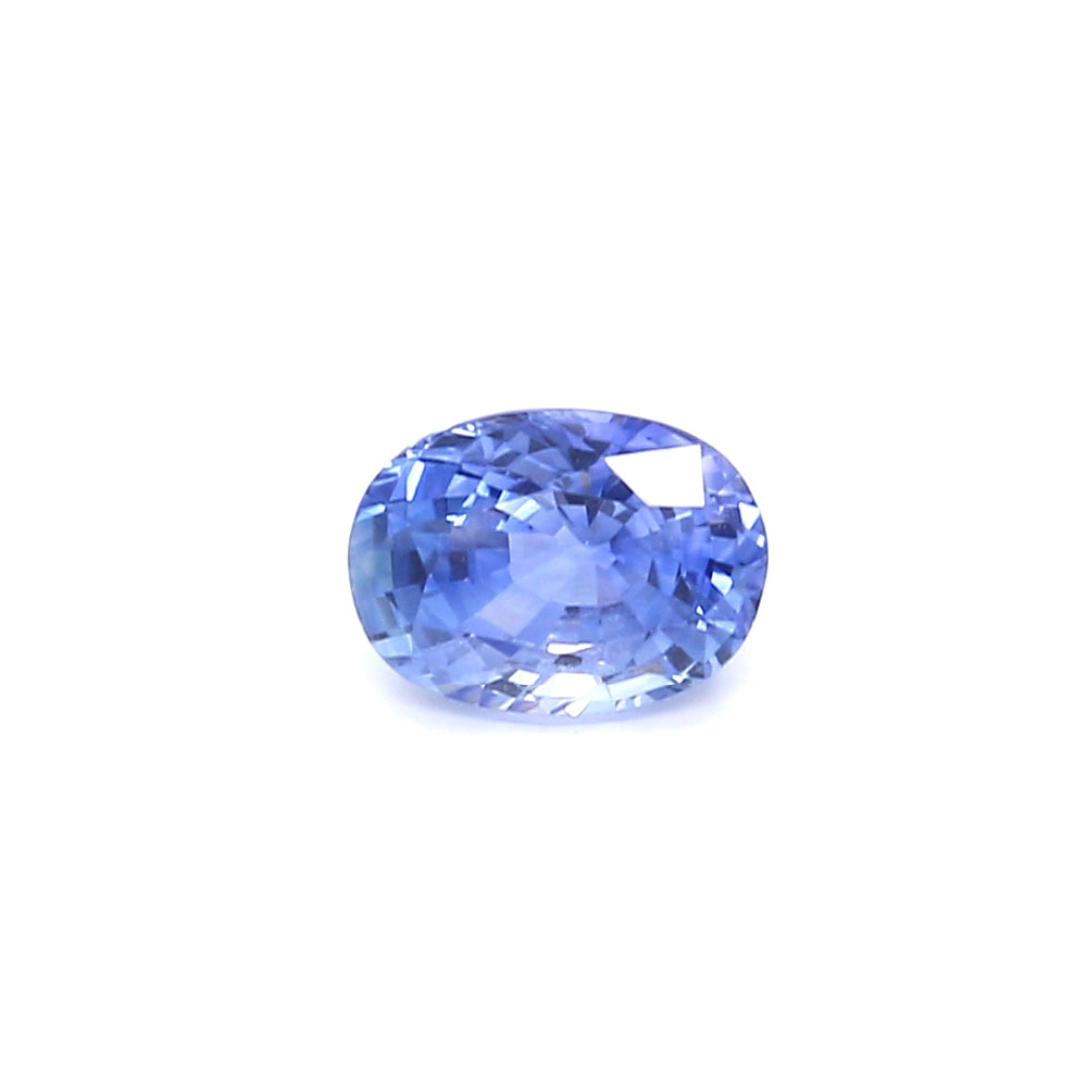 1.10ct Violetish Blue, Oval Sapphire, Heated, Sri Lanka - 6.78 x 5.09 x 3.86mm