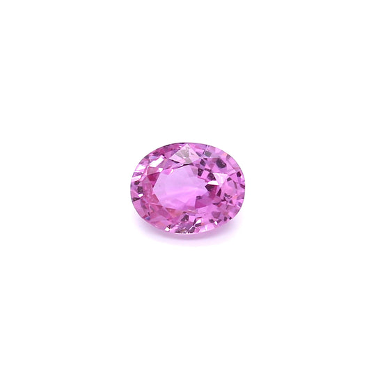 1.12ct Purplish Pink, Oval Sapphire, No Heat, Madagascar - 6.81 x 5.50 x 3.42mm