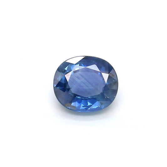 1.13ct Oval Sapphire, Heated, Basaltic - 6.83 x 5.98 x 2.86mm