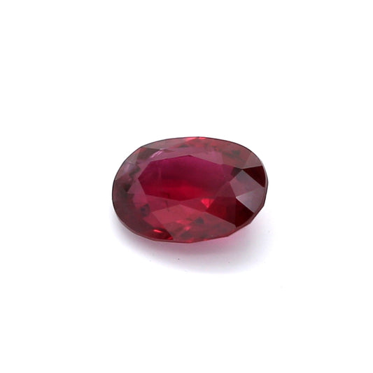 1.13ct Oval Ruby, H(a), Thailand - 7.29 x 5.34 x 2.94mm