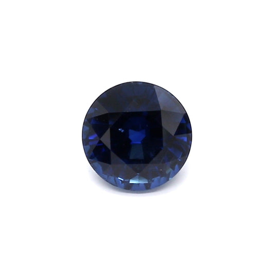 1.14ct Round Sapphire, Heated, Basaltic - 5.95 - 5.98 x 4.02mm