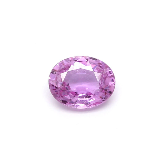 1.18ct Purplish Pink, Oval Sapphire, Heated, Madagascar - 7.18 x 5.66 x 3.26mm