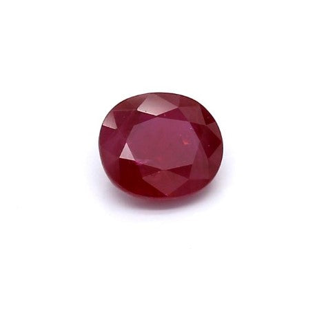 1.23ct Oval Ruby, H(b), Thailand - 6.67 x 6.03 x 3.18mm