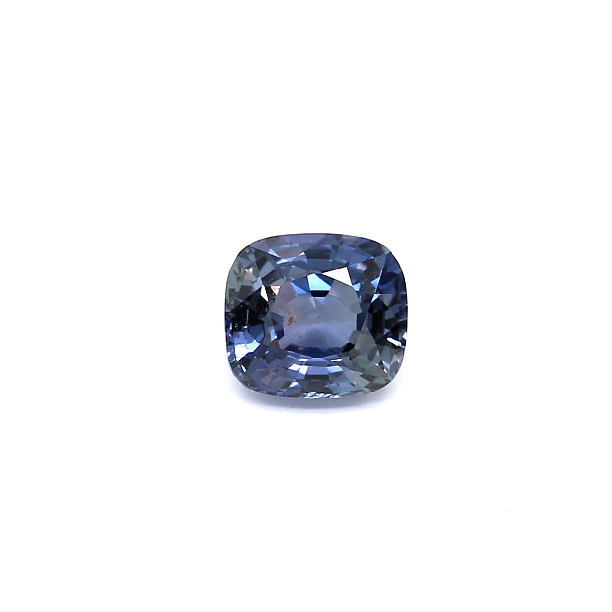 1.26ct Violetish Blue / Purple, Cushion Colour Change Sapphire, No Heat, Tanzania - 6.31 x 5.69 x 3.69mm