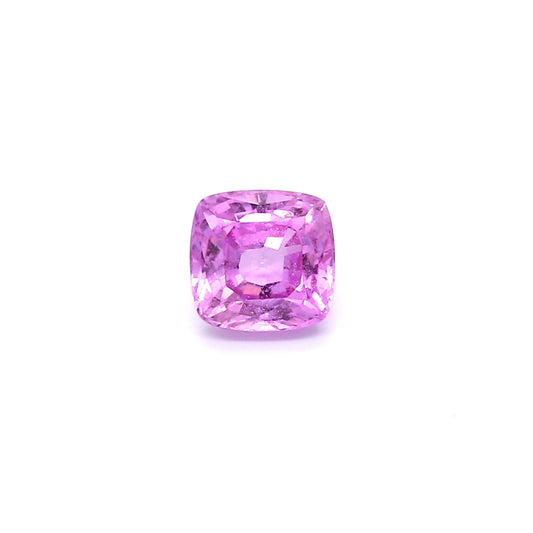 1.29ct Pink, Cushion Sapphire, Heated, Madagascar - 5.92 x 5.75 x 3.82mm