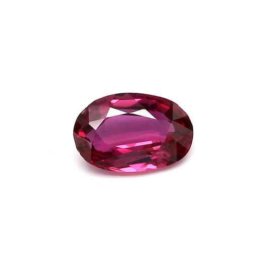 1.29ct Purplish Red, Oval Ruby, Heated, Thailand - 8.35 x 5.50 x 2.91mm