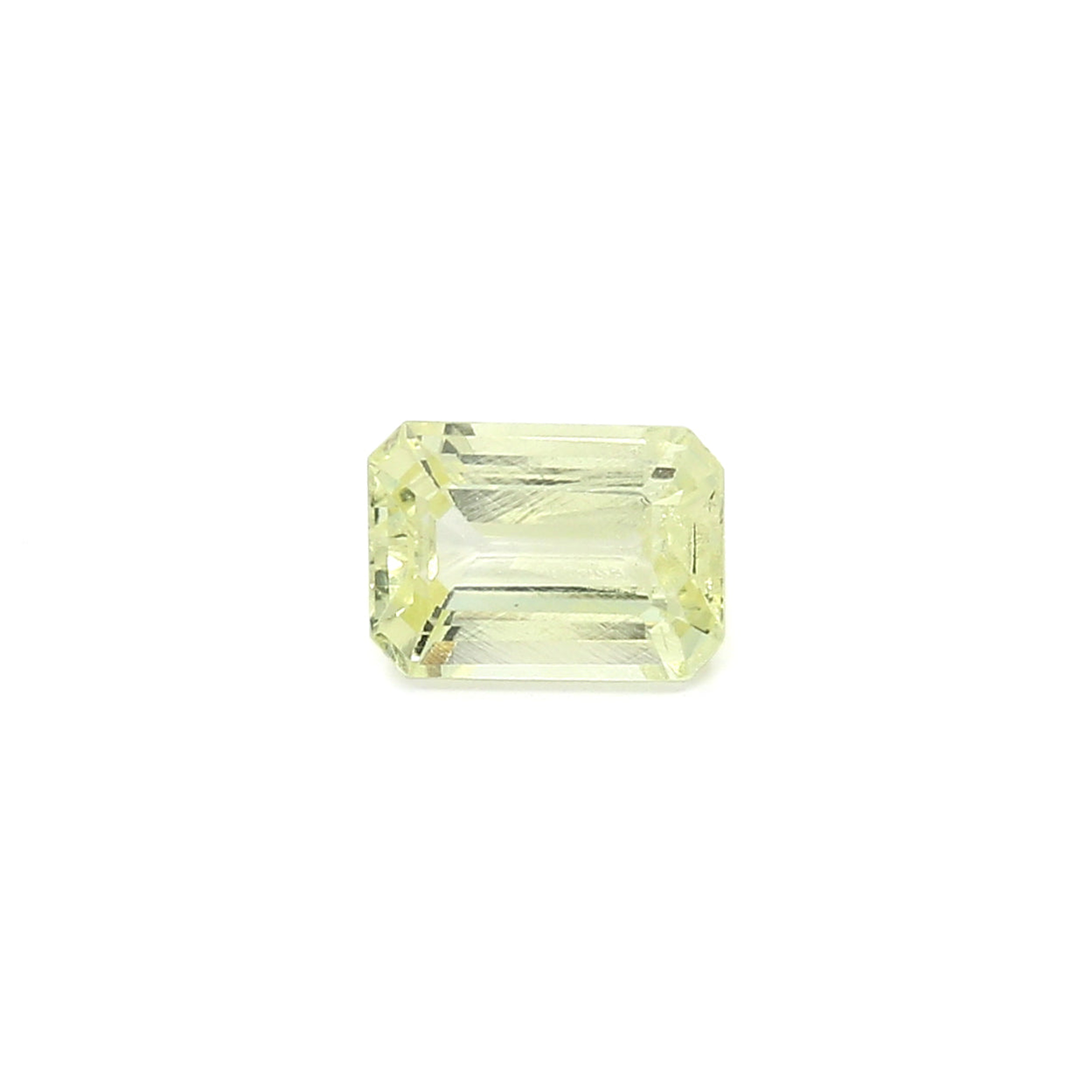 1.32ct Greenish Yellow, Octagon Sapphire, No Heat, Sri Lanka - 7.17 x 5.13 x 3.33mm