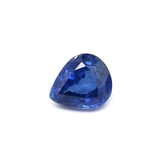 1.35ct Pear Shape Sapphire, Heated, Sri Lanka - 7.34 x 6.33 x 3.70mm