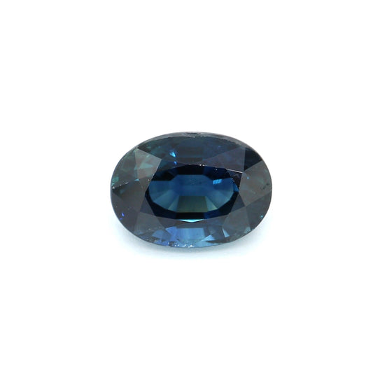 1.38ct Oval Sapphire, Heated, Basaltic - 7.13 x 5.15 x 4.05mm