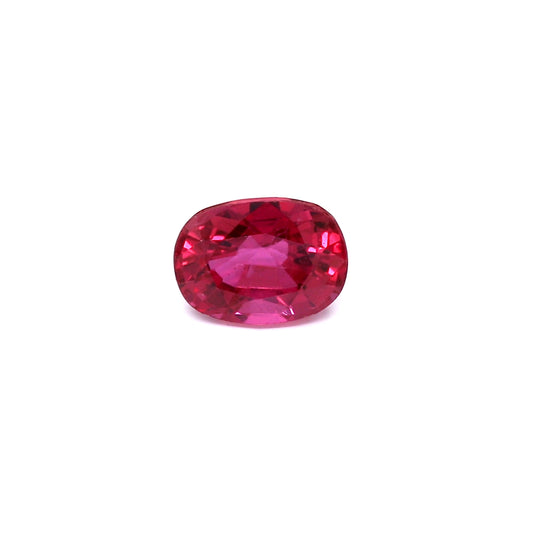 1.38ct Oval Ruby, Heated, Thailand - 7.14 x 5.37 x 4.00mm