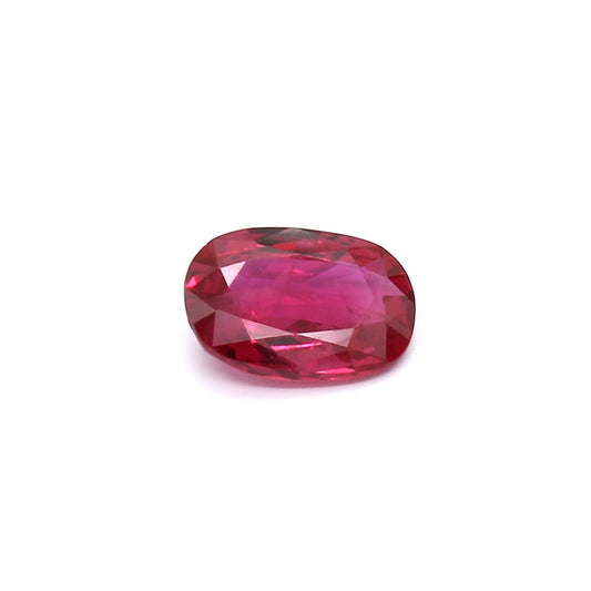 1.38ct Oval Ruby, Heated, Thailand - 8.33 x 5.77 x 3.00mm