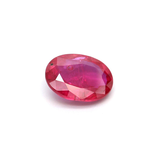 1.39ct Oval Ruby, H(b), Madagascar - 8.09 x 5.98 x 2.96mm