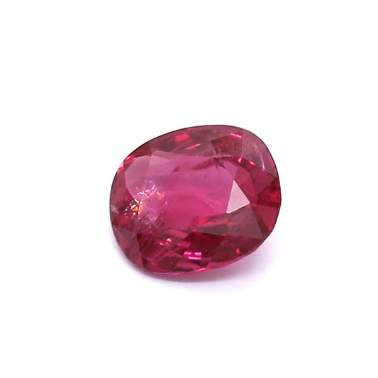 1.39ct Cushion Ruby, Heated, Thailand - 7.16 x 6.17 x 3.33mm