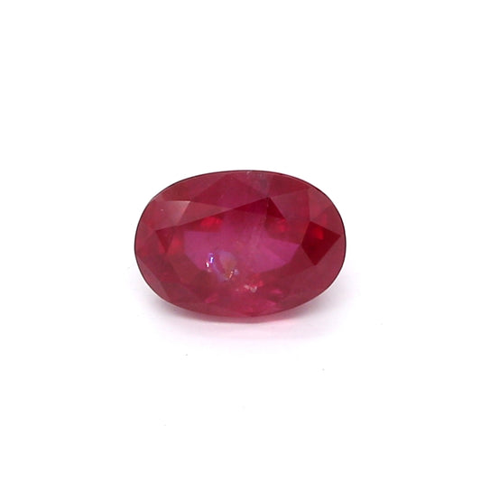 1.41ct Oval Ruby, H(b), Madagascar - 6.94 x 4.99 x 4.36mm