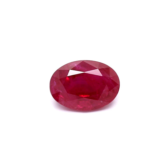 1.46ct Oval Ruby, H(b), Thailand - 7.74 x 5.53 x 3.82mm