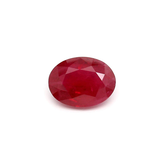 1.48ct Oval Ruby, H(b), Thailand - 7.88 x 5.94 x 3.49mm