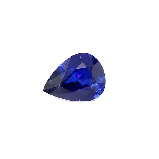 1.49ct Pear Shape Sapphire, Heated, Sri Lanka - 8.80 x 6.73 x 3.60mm