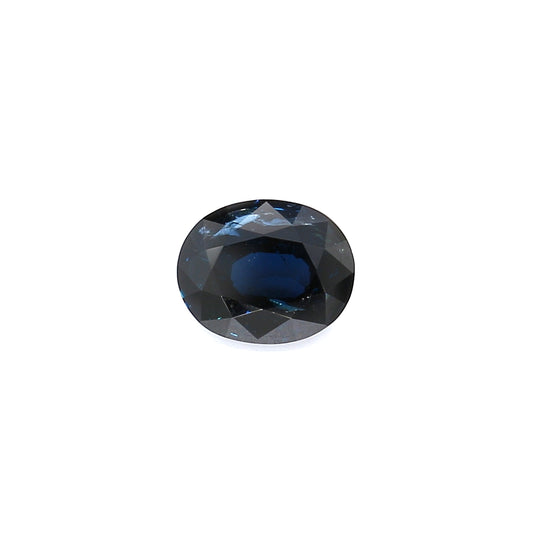 1.51ct Oval Sapphire, Heated, Basaltic - 7.35 x 6.01 x 3.83mm