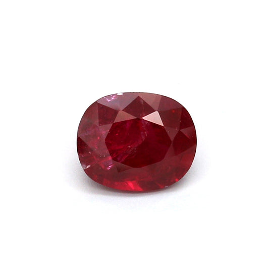 1.55ct Oval Ruby, H(b), Madagascar - 7.44 x 6.12 x 4.02mm