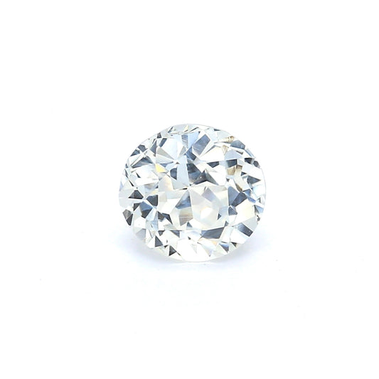 1.56ct White, Oval Sapphire, Heated, Sri Lanka - 6.79 x 6.45 x 4.66mm