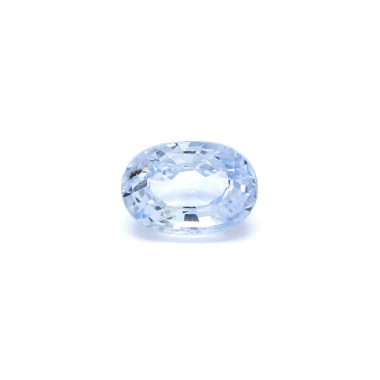 1.56ct Near Colorless, Oval Sapphire, No Heat, Sri Lanka - 7.80 x 5.44 x 3.88mm