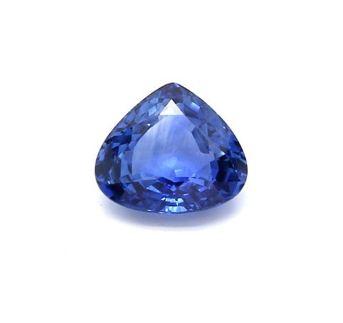 1.57ct Pear Shape Sapphire, Heated, Sri Lanka - 6.78 x 7.64 x 3.67mm