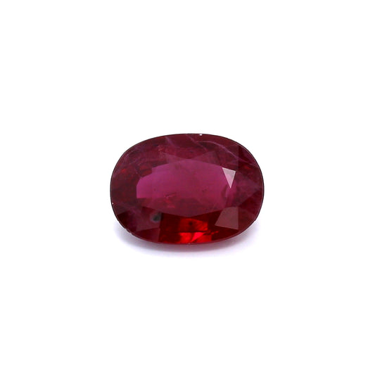 1.65ct Cushion Ruby, H(a), Thailand - 8.91 x 6.59 x 3.05mm