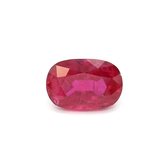 1.67ct Oval Ruby, H(a), Thailand - 8.04 x 5.46 x 4.05mm