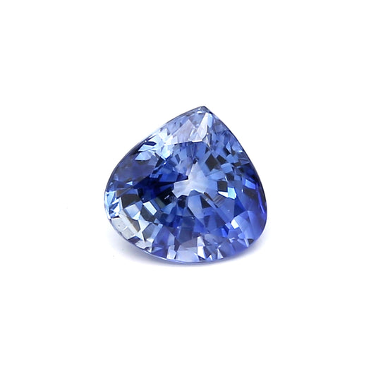 1.73ct Pear Shape Sapphire, Heated, Sri Lanka - 7.00 x 7.35 x 4.69mm