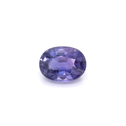 1.74ct Bluish Purple, Oval Sapphire, No Heat, Madagascar - 8.10 x 6.10 x 3.97mm