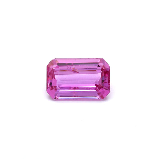 1.74ct Purplish Pink, Octagon Sapphire, Heated, Madagascar - 8.70 x 5.63 x 3.22mm