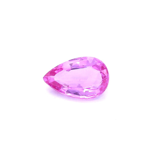 1.92ct Purplish Pink, Pear Shape Sapphire, Heated, Madagascar - 10.13 x 6.48 x 3.11mm