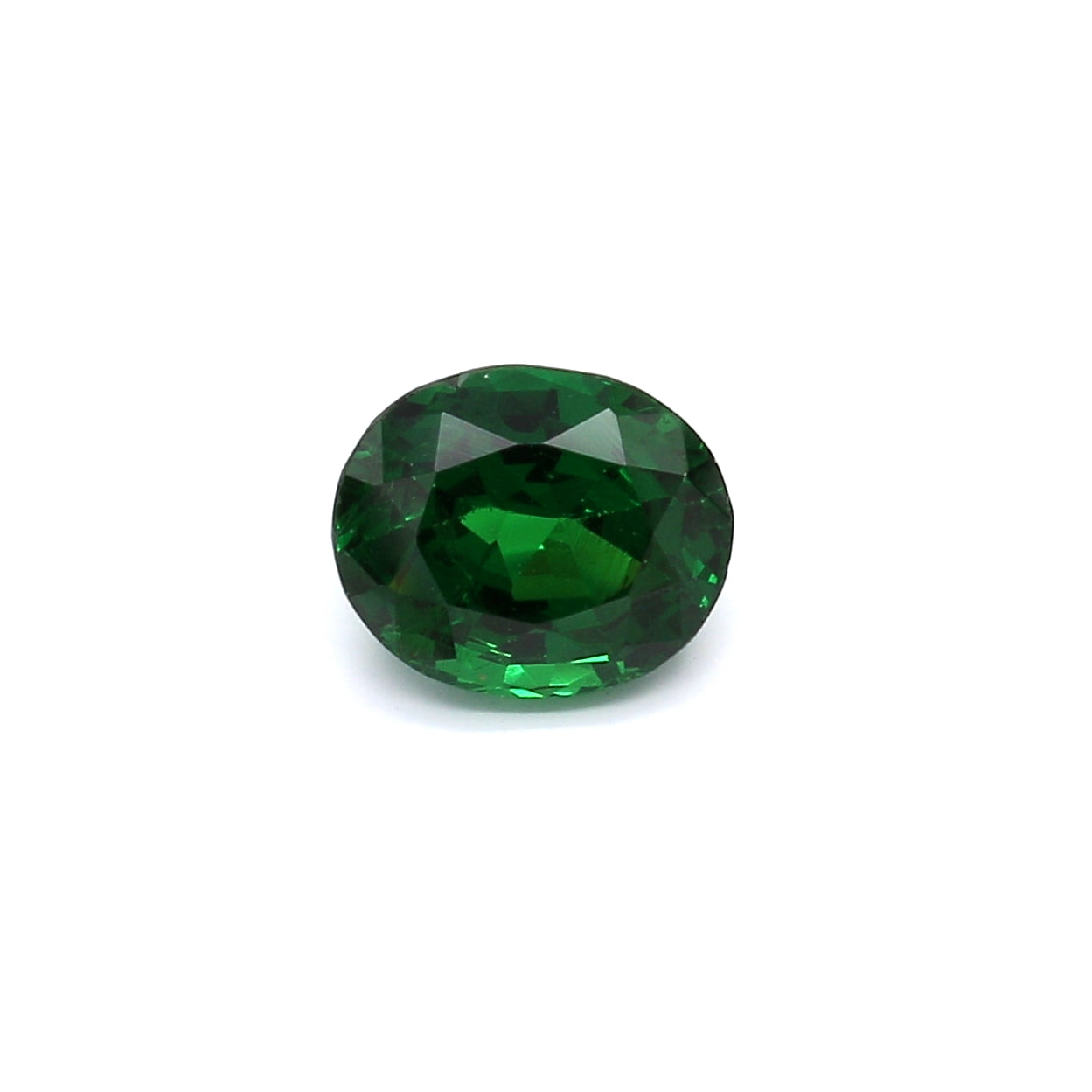 1.92ct Oval Tsavorite, No Treatment, East Africa - 8.00 x 6.63 x 4.62mm