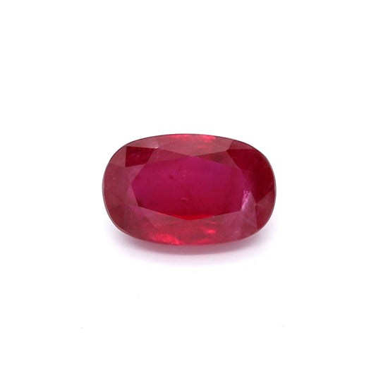 1.97ct Oval Ruby, H(a), Thailand - 8.92 x 5.81 x 3.62mm