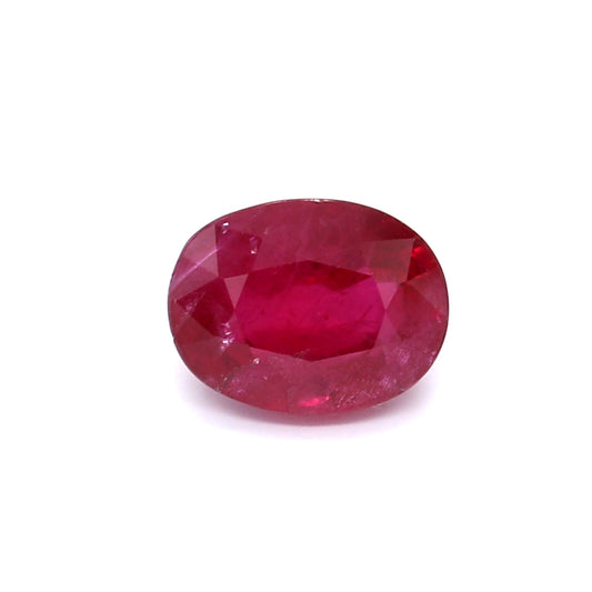 1.97ct Oval Ruby, H(a), Thailand - 8.01 x 6.17 x 4.27mm