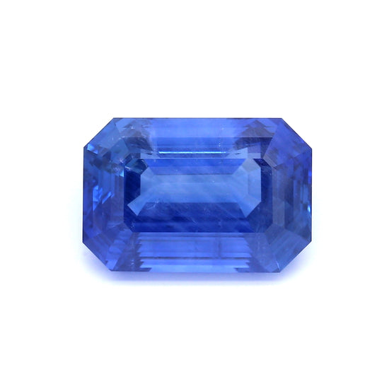 11.08ct Octagon Sapphire, No Heat, Sri Lanka - 13.95 x 9.44 x 7.54mm