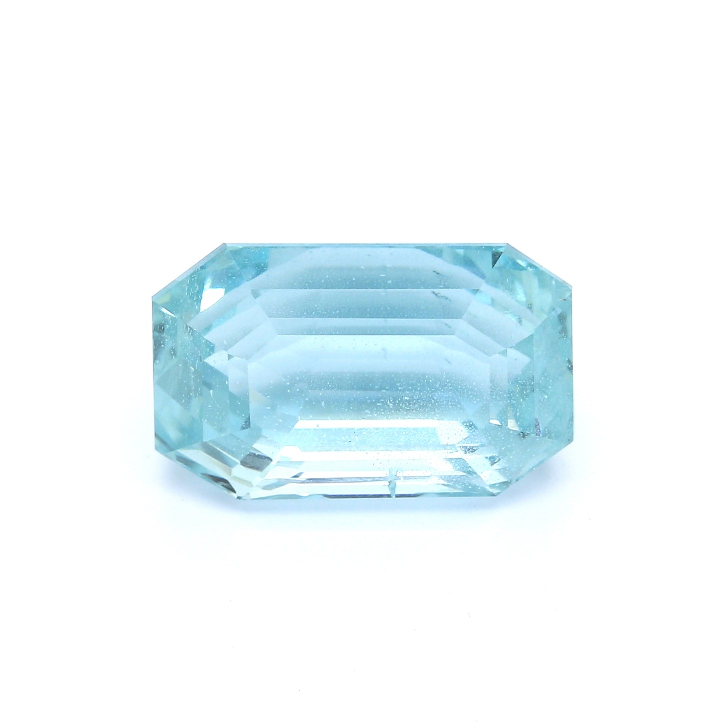 13.40ct Greenish Blue, Octagon Aquamarine, No Treatment - 16.38 x 10.26 x 10.60mm