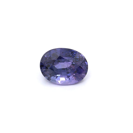 2.02ct Bluish Purple, Oval Sapphire, Heated, Madagascar - 7.97 x 6.13 x 5.01mm