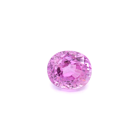 2.02ct Purplish Pink, Oval Sapphire, Heated, Madagascar - 7.04 x 6.13 x 5.21mm