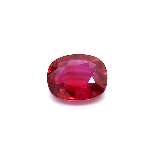 2.07ct Cushion Ruby, H(a), Mozambique - 8.44 x 6.94 x 3.47mm