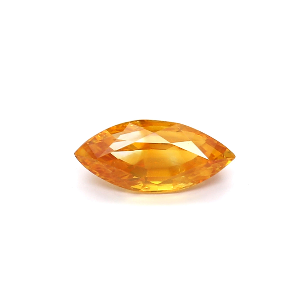 2.13ct Orangy Yellow, Marquise Sapphire, Heated, Sri Lanka - 11.41 x 5.30 x 4.60mm