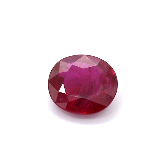 2.18ct Oval Ruby, Heated, Thailand - 8.75 x 7.75 x 3.42mm