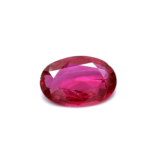 2.32ct Purplish Red, Oval Ruby, Heated, Thailand - 10.49 x 7.21 x 3.14mm