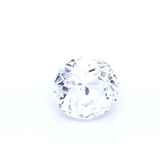 2.54ct White, Oval Sapphire, Heated, Sri Lanka - 7.66 x 7.28 x 5.62mm