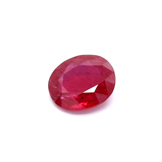 2.62ct Purplish Red, Oval Ruby, Heated, Thailand - 9.64 x 8.47 x 3.57mm